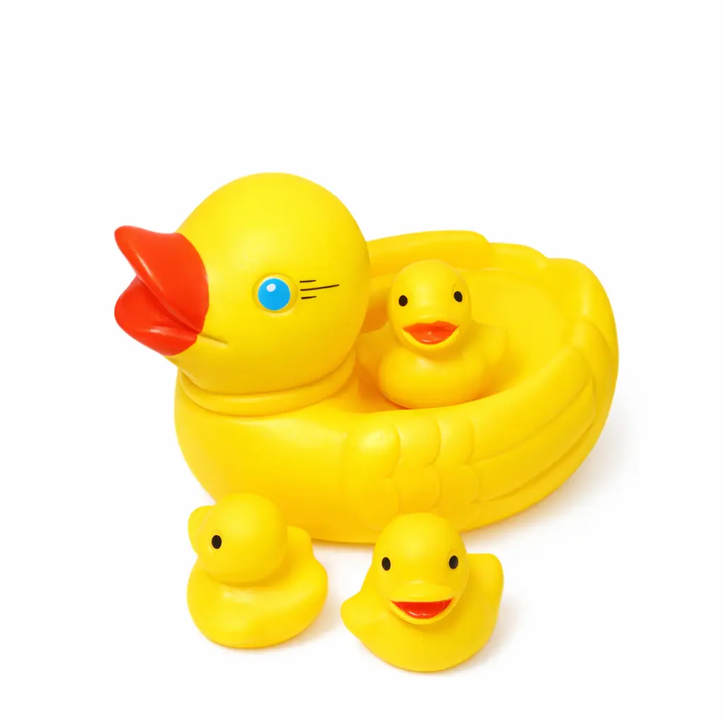 Kidora Kids Duck Family Baby Bathing Toys 4 Set - 1
