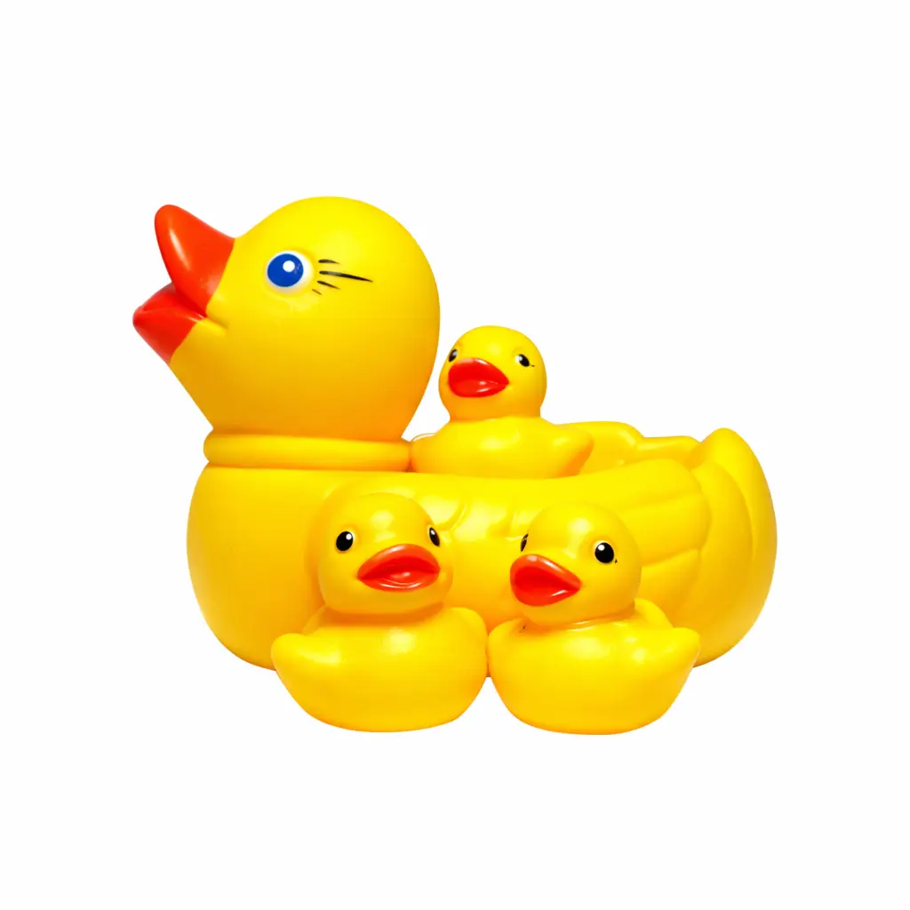 Kidora Kids Duck Family Baby Bathing Toys 4 Set 2