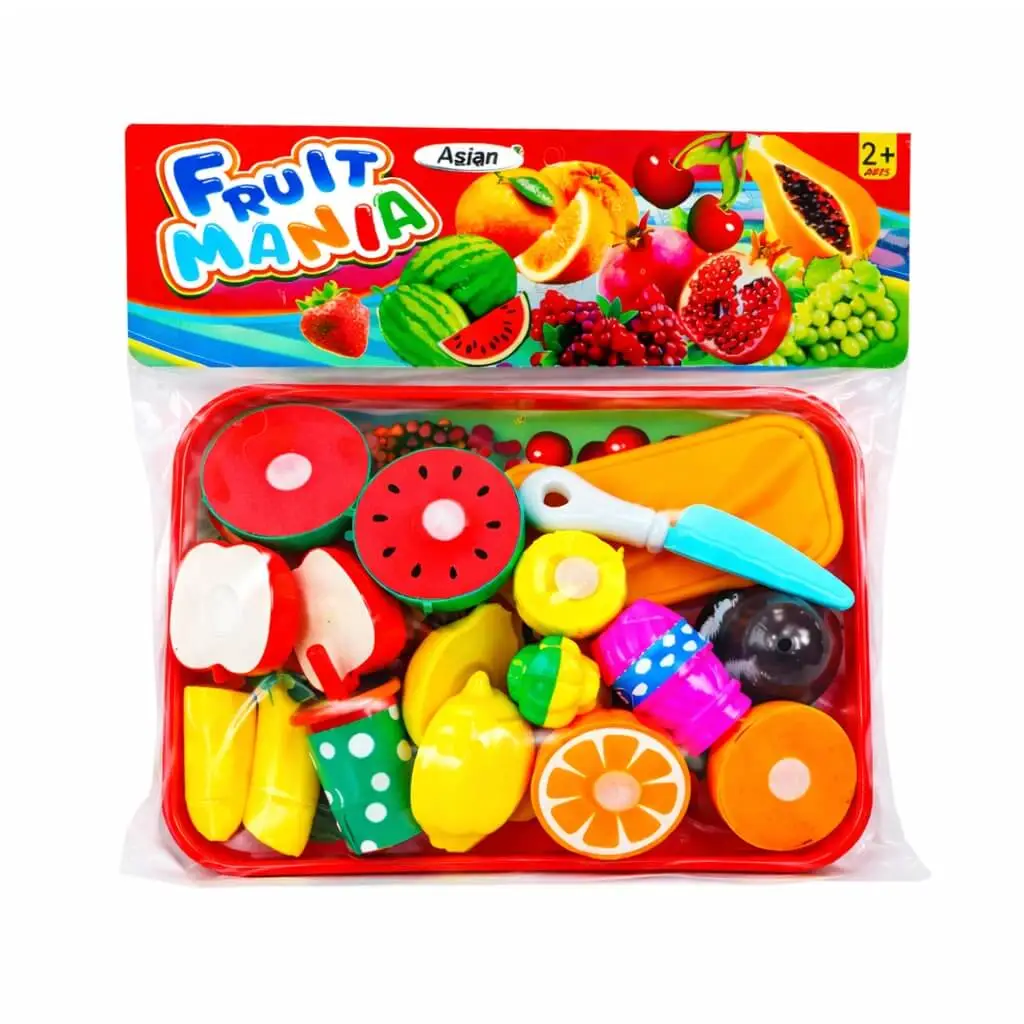 Kidora Kids Realistic Sliceable Fruits Cutting Play Toy Set 1 2