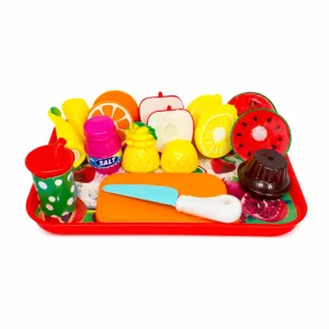 Kidora Kids Realistic Sliceable Fruits Cutting Play Toy Set - 3