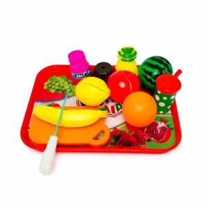 Kidora Kids Realistic Sliceable Fruits Cutting Play Toy Set - 5