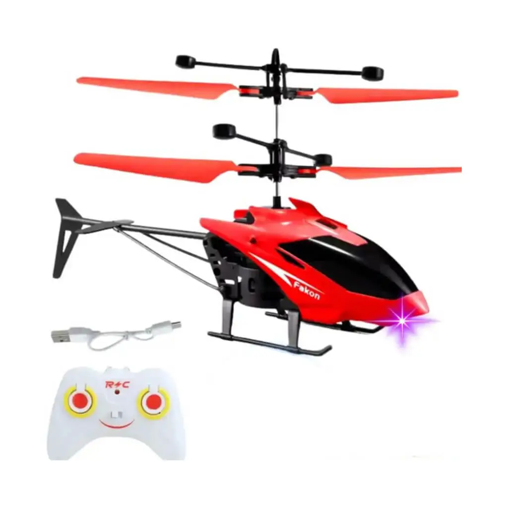 Kidora Kids Remote Control Helicopter Toy Red
