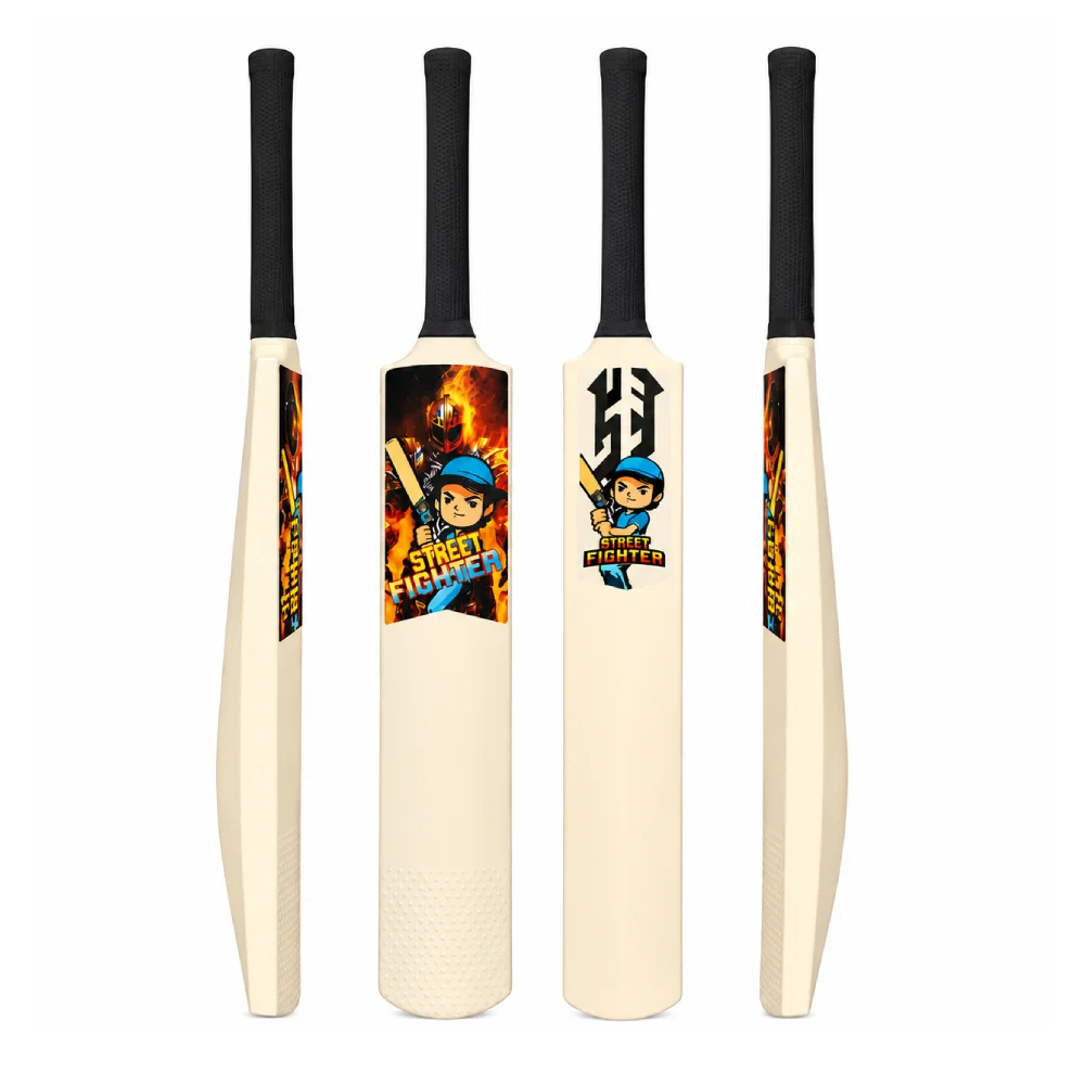 Plastic Cricket Bat for Kids with Tennis Ball | Size 6